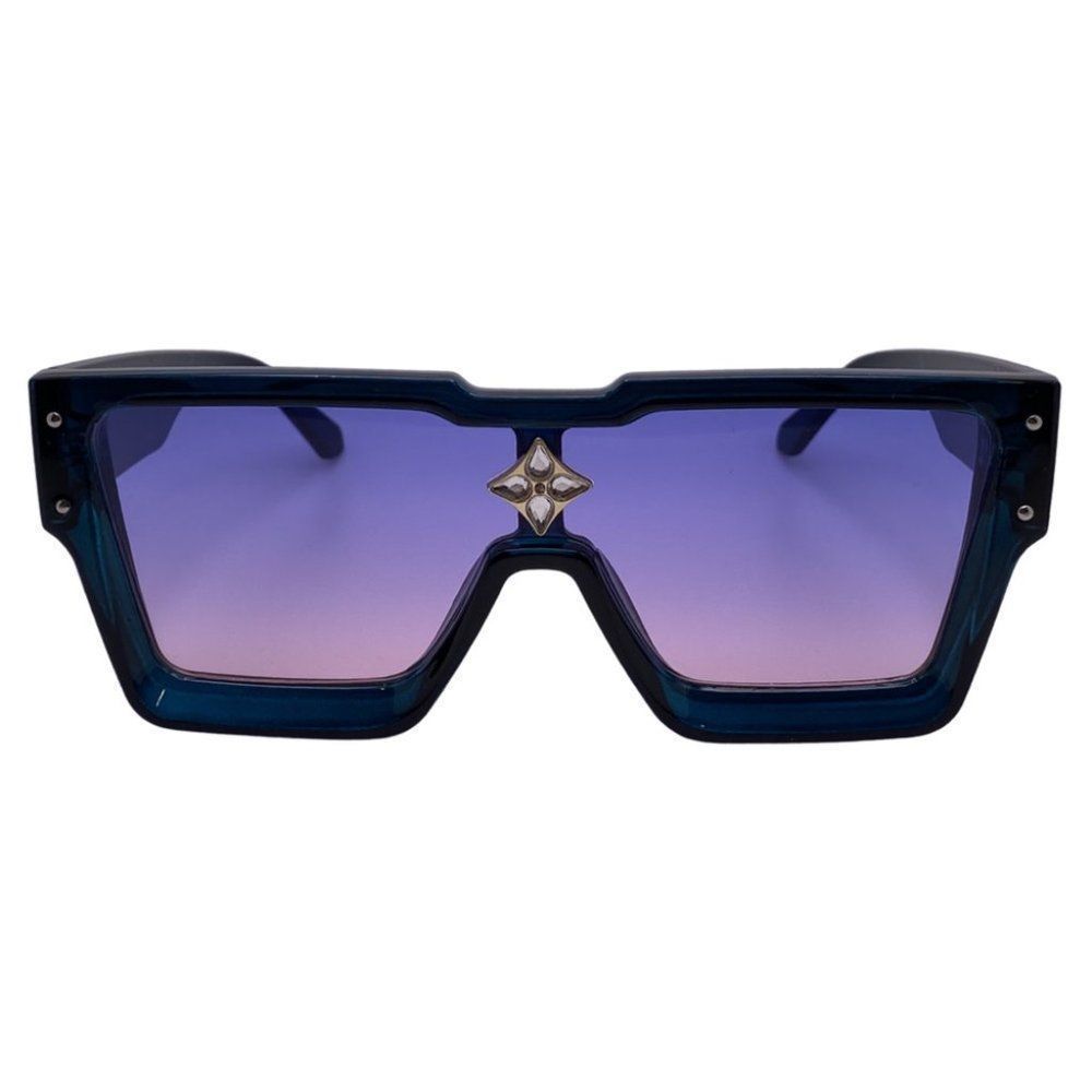 6156 | Purple/Pink Lens Unisex Square Fashion Sunglasses